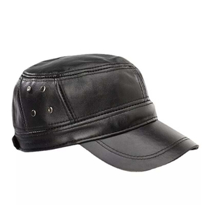 หมวกแก๊ปหนังเบสบอลปักโลโก้ได้ตามต้องการหมวกแก๊ปหนัง6แผง - Product Image 5