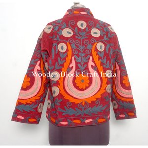 Chaqueta Bordada en Oferta, Chaqueta Cotrice Hecha a Mano para Mujer, Ropa de Playa Bohemia, Ropa Elegante para Festivales, Regalo Único para Ella, Borde Libre - Product Image 5