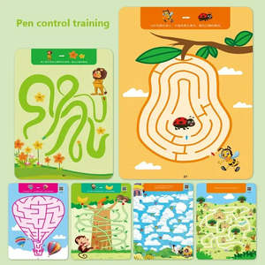 สมุดเกมเขาวงกตแบบใช้ซ้ำได้สำหรับการเรียนรู้ขั้นต้น - Product Image 6