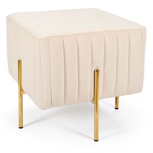 Pouf carré bleu en forme de siège, tabourets ottoman de qualité supérieure, design durable, tabourets ottoman en métal élégants pour la maison, les hôtels, les bars - Product Image 4