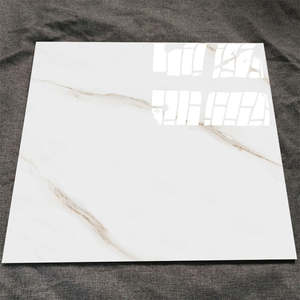 Azulejo de porcelana de estilo mármol gris de lujo de 600x600mm pulido, textura de piedra, barato y duradero - Product Image 4