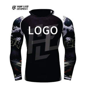 Venta al por mayor 2025 personalizado MMA Rash Guard sublimación personalizada impresa Bjj Rash Guard entrenamiento de lucha de alta calidad Rash Guard - Product Image 6