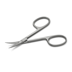Ciseaux à ongles professionnels de 3.5 pouces avec logo personnalisable Lames en acier allemand incurvées en acier inoxydable fin et tranchant - Product Image 4