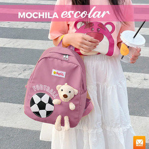 กระเป๋าเป้สะพายหลังนักเรียน กระเป๋าลำลอง แฟชั่นวัยรุ่น น่ารัก - คละสี - Product Image 3