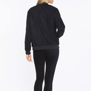 Blouson d'aviateur personnalisé avec logo personnalisé blouson d'aviateur d'hiver rembourré à fermeture éclair pour femmes - Product Image 6