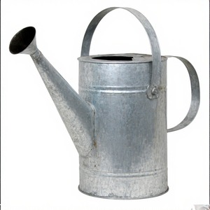 Pichet à eau galvanisé utilitaire focalisé avec poignée latérale pour une utilisation sans effort dans les jardins extérieurs - Product Image 5
