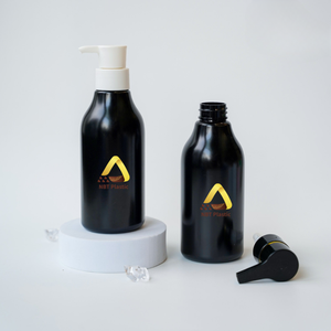 Bouteille à pompe PET de 300ml de marque privée pour shampooing, gel douche et lotion pour cosmétiques - Product Image 5