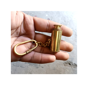 Hecho a mano Vintage latón bolsillo telescopio caja de madera seductor aventuras al aire libre artesanías de Metal llaveros de cristal para Género - Product Image 2