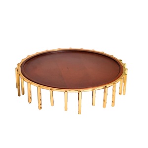 Sustainable Quality <b>Weddings</b> & Other Parties Celebration Metal <b>Cake</b> Platter In Customized Finishing For <b>Wedding</b> Celebrations use - Product Image 1