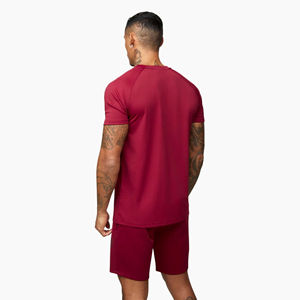 Conjunto de Camiseta y Pantalones Cortos Deportivos Casuales de Verano para Hombre, con Logotipo Personalizado y Marca Privada, 100% Algodón Transpirable - Product Image 2