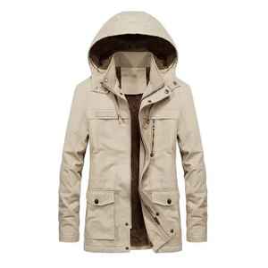 Hot Selling New Winter Jacket <b>Men</b> Thicken Warm <b>Fur</b> <b>Hooded</b> Parka <b>Coat</b> For Unisex <b>With</b> Customize Logo - Product Image 5
