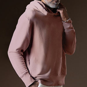 Sweat à capuche en molleton de coton personnalisé pour hommes sweat à capuche brodé avec poche pull-over organique livraison DDP - Product Image 5