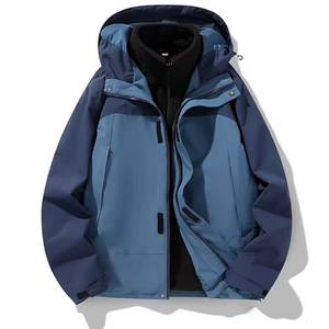 Hot Selling Men's Casual <b>Canvas</b> Stand Collar Windbreaker Winter <b>Jacket</b> for Outdoor Streetwear Breathable - Product Image 1