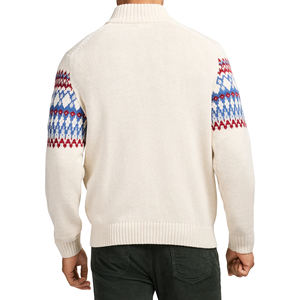 Sweater Winter Knitwear Front Logo Anti-Pilling Men's Couples Sweater All-Match Cotton <b>Long</b> Sleeve Warm Digital Print Sweater - Product Image 6