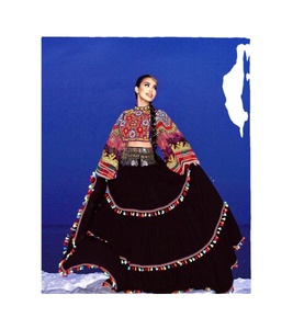 Robes Kuchi afghanes Robe kuchi vintage ethnique tribale, robes de fête Kuchi afghanes/pakistanaises à couleurs vives - Product Image 1