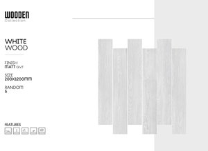 Sala de estar Dormitorio Azulejos de madera 200x1200 Jardín Balcón Antideslizante Mate Todas las baldosas de cerámica - Product Image 3
