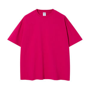 T-shirts pour hommes de qualité supérieure, nouveau design, poids lourd, logo personnalisé imprimé, unisexe, 100% coton, streetwear, luxe, surdimensionné, uni - Product Image 2