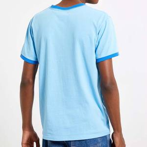 เสื้อยืดผ้าฝ้ายผู้ชายลายทาง - Product Image 4