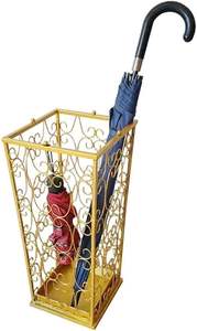 Paraguas Soporte de estante de almacenamiento Soporte de paraguas de hotel Metal 2024 Nueva pantalla Interior Oficina Todas las estaciones Negro/blanco No admite tienda - Product Image 2