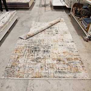 Motif abstrait moderne Gabbeh Makine Halisi Tapis en polyester et jute fabriqué à la machine pour la décoration du salon et de la chambre des adolescents - Product Image 3
