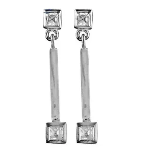 Pendientes de Plata 925 con Circonita Cúbica y Baño de Oro, Regalo para Mujer para Bodas o Fiestas - Product Image 3
