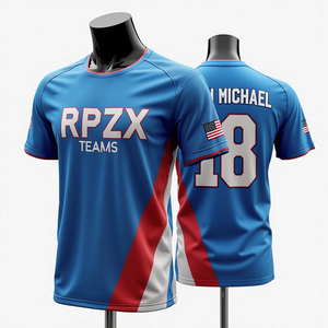 Camisetas deportivas sublimadas personalizadas para hombre, softbol, baloncesto, fútbol, pesca, malla transpirable, cuello redondo, ropa deportiva - Product Image 4