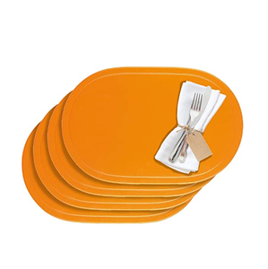 <b>Leather</b> Table Stone Mat Customized Round Shape <b>Faux</b> <b>Leather</b> <b>Placemat</b> and Kitchenware and Restaurants at Best Price - Product Image 2