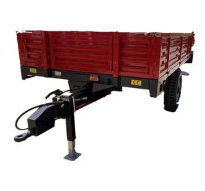 Remolque Agrícola Hidráulico, Remolque para Tractor Resistente con Función de Volteo para Granos, Arena, Fertilizantes y Uso Agrícola - Product Image 4