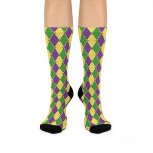 Calcetines de Algodón con Diseño de Argyle, Absorbentes de Sudor, con Logotipo, para Primavera, Casual, Fiesta de Mardi Gras, Regalo al por Mayor para Hombre - Product Image 1