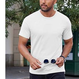 T-shirts techniques pour hommes - 100% coton respirant décontracté à manches courtes - Product Image 3