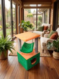 ต้นไม้แมวคุณภาพสูง Amistar CatJoy Fortress สำหรับแมวทุกขนาด - Product Image 4