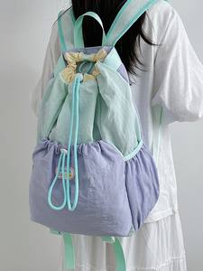 Nueva mochila con cordón, bolsa deportiva ligera para Fitness, mochila informal para acampar al aire libre, senderismo, viajes, para hombres y mujeres - Product Image 3