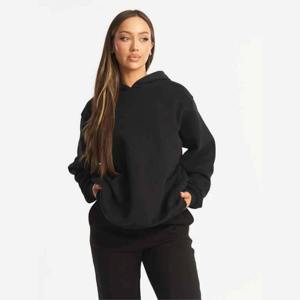 Ropa de mujer con logotipo personalizado ropa de salón de algodón de manga larga con cremallera Sudadera con capucha y pantalones cortos de chándal conjunto de 2 piezas - Product Image 1