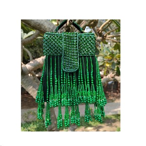 Bolso de mano hecho a mano con cuentas, colección de 2023, venta al por mayor, de la India - Product Image 1