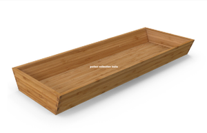 Rectangle Acacia Plateau de service rond en bois/Restaurant Commercial Plateau en bois de nourriture/Petit déjeuner Plateau rustique pour hôtel bar restaurant - Product Image 2