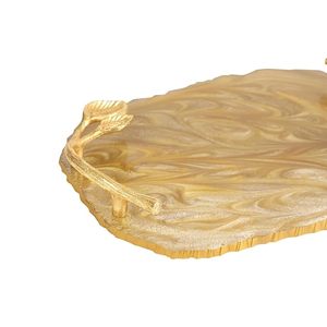 Wholesale <b>High</b>-quality Handmade Resin Model Serving Tray with Customizable Design for Home <b>Kitchen</b> <b>Table</b> Use Wedding Home Decor - Product Image 6
