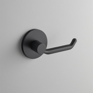 Soporte de papel higiénico de metal elegante con superficie plateada artesanal Diseñado para interiores decorativos y funcionales - Product Image 3