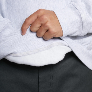 Sudadera con capucha de lana de algodón 100%, sudaderas de invierno de peso pesado con bordado de felpa, cuello con capucha de impresión Digital recortada para hombres - Product Image 5