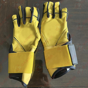 Guantes de bateo de béisbol profesionales de alta resistencia personalizados con correa de soporte de muñeca transpirable Protección de manos de bajo precio - Product Image 5