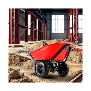 รถเข็นรถขนดินไฟฟ้าสำหรับงานหนักเครื่องมือทางการเกษตรก่อสร้างรถเข็นล้อไฟฟ้าทำจากโลหะ - Product Image 1