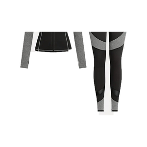 Vêtements de sport pour femmes grande taille, ensemble 2 pièces, coupe-vent, imperméable, avec capuche, pour la gym, l'entraînement, le fitness, le yoga - Product Image 4