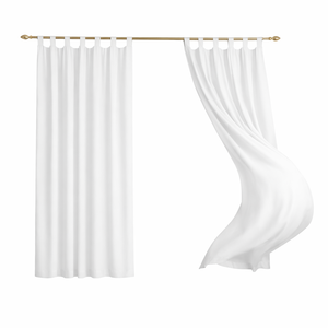 Elegant Velvet Pastoral Style Hospital Home Drapery Panels 100% Blackout Built-In Installation <b>Rope</b> Format All-Season - Product Image 2