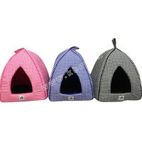 Lit pour animaux de compagnie de luxe XL en forme de tente pour chiens, écologique, 100% coton imprimé, confortable, facile à laver, haute qualité, livraison mondiale