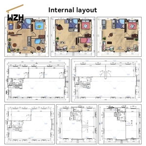 Tiny mở rộng prefab nhà để sống trong 1 PHÒNG TẮM container Casa nhà Modular Trailer 20ft - Product Image 3