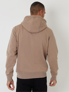 เสื้อฮู้ดผู้ชายผ้าฟลีซแบบสวมหัวมีฮู้ดปักโลโก้ - Product Image 4