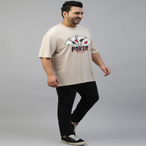T-shirt vierge 100% coton personnalisé de haute qualité OEM/ODM T-shirt épais à col rond tendance pour hommes - Product Image 6