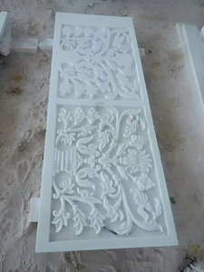 Service de sculpture sur pierre de grès pour la décoration de villas de jardin extérieures modernes, panneaux muraux en pierre de luxe personnalisés, sculptures, art mural, maison - Product Image 3