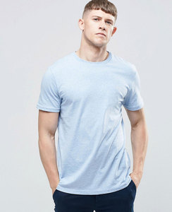 T-shirt col rond en coton premium pour homme, streetwear, logo personnalisé, OEM ODM, coupe décontractée, faible MOQ - Product Image 1