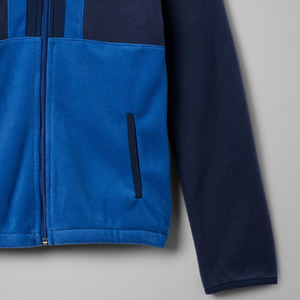 Customized Logo High Quality Fleece Material Sweatshirt For Boys / Wholesale Rate For Bulk Buyers With Color Block Design Casual - Product Image 4