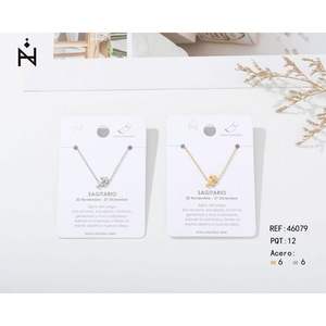 Tobiller Sagittarius Tobillera de acero inoxidable chapada en oro, regalo de joyería unisex de moda - Product Image 2